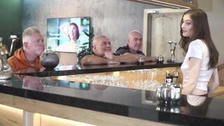 Becky California Gangbang with 7 Oldjes - Full Video Only At Oldje