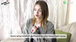 Went to Therapist with Severe Depression – She Said “New Method” & Ended with Cumshot on Her Face