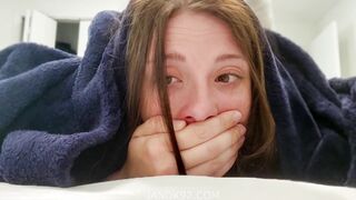 Sneaky Step Sister Gets Huge Unexpected Creampie