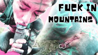 Hiking Mountain Passionate Fuck and Cumshot