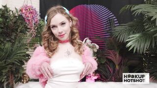 Venus Vixen Gets Wet With A Golden Shower Before Drinking it