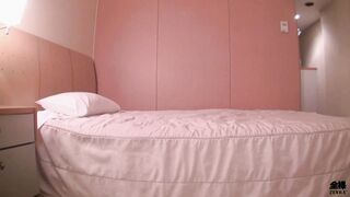 Japanese girlfriend has raw sex with JAV director while boyfriend watches