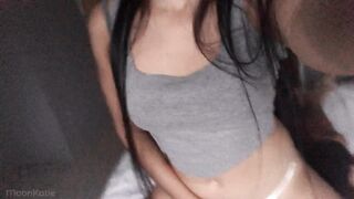 STEP-SISTER came to keep me company - we fucked and the bitch recorded it all