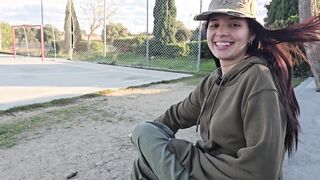 Porn actress has sex with stranger in PUBLIC!