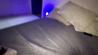 She stayed glued to the cartoon. I stayed glued to her pussy.