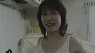 Japanese Masturbating Hairy Pussy Hard with Carrot