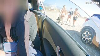 PARKING LOT BITCHES: two fit ladies show me their perfect bodies and let me cum for them