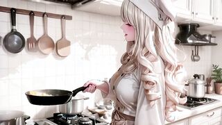 Housewife Chef Removes Apron for Bedroom Encounter