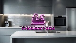 Sensual encounter in the kitchen