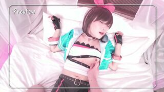 POV Cosplay Scene with Trans Performer