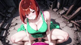 Redhead in Ruined Factory