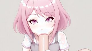 Sensual Pink-Haired Animation