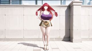 Redhead Reaches Climax on City Terrace