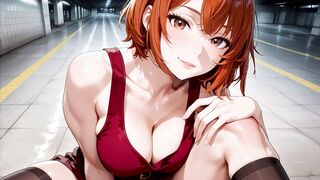 Redhead in Subway Begs for More