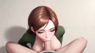 Intense Passion in Animated Adult Scene