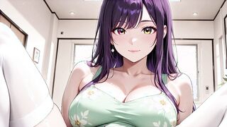Ahegao in Floral Lingerie