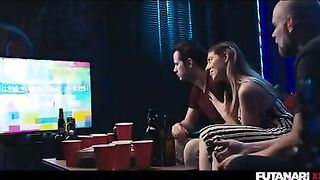 Futanari Encounter Leads to Intimate Exchange