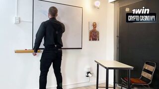 Student receives private lesson from teacher