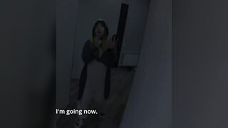 Step-sibling caught in lingerie after sneaking out