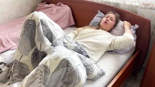 Masturbation and climax captured on camera