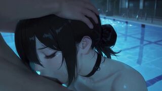 After-school intimacy in anime style