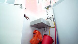 Intimate laundry moment leads to unexpected tension