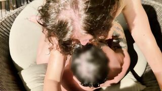 Poolside encounter ends in unexpected intimacy