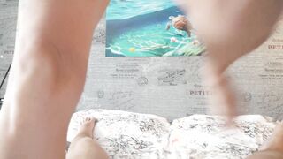 Step-sibling intimacy during partner's absence