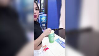 Stranger Flirting To Give Me A Blowjob Until I Spill Milk In Her Mouth