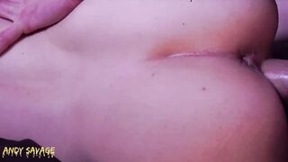 Creamy goth missionary fuck