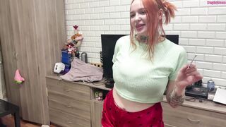 My stepsister took off the condom and fucked without it&period;