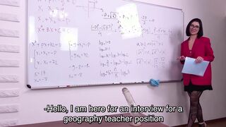 One teacher and one dildo