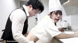 Big Ass Chef's Horny while Cooking &lpar; Hardcore Creampie &rpar;