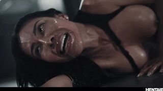 Latina Double Penetration Cumflation - Canela Skin