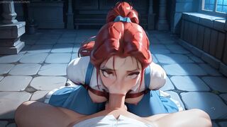Tentacles fucked the fairy Pfil hard in the forest