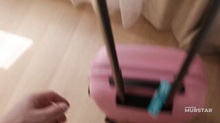 Taboo night in the shared bed — stepson creams stepmom right in front of the stepdaughter