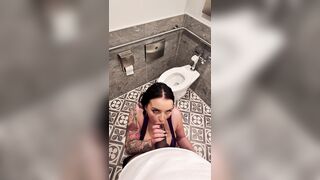 POV Bathroom Encounter with Married Woman