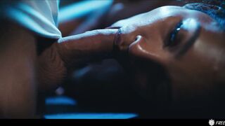 Ebony Time Freeze Creampie - Barbie Rous & Jason Carrera