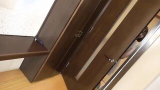 Uncensored, 19-year-old black-haired Japanese beauty. Slender busty amateur, and back sex before shaved and sex. asian, hentai, POV, babe,