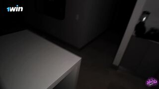 STEPSISTER gets a CREAMPIE in her father kitchen!- Abella olsen