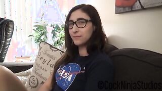 Nerdy Step Sister Fucks Step Brother For Space Camp - Cock Ninja Studios - Addy Shepherd
