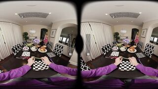 VR Bangers Stepmom Teach Stepdaughter How to Fuck in VR Porn