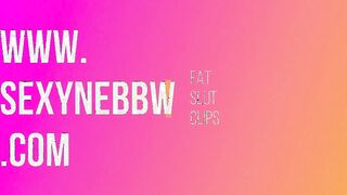 Sexy BBW Fat Cumslut Clips