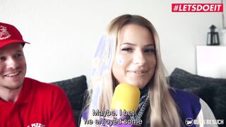 Busty German Chick July Johnson Rides and Fucks Her Horny Fan