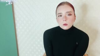 Rough Facefuck & Pussy Fuck of Obedient Redhead