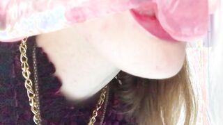 Vends-ta-culotte - Sexy girl drooling blowjob on a dildo