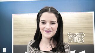 Cute Jewish Teen Sucks a Fat Cock in Her First Porn Video