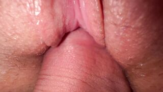 I fucked my teen stepsister, tight creamy pussy and close up cumshot