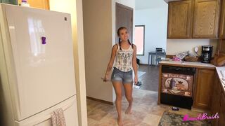 Naughty Stepdaughter Uses Stepdad for Sex Lesson