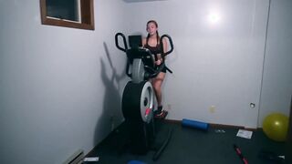 Sweat Fetish! after Workout Blowjob, Riding and Full Sweat Facial!